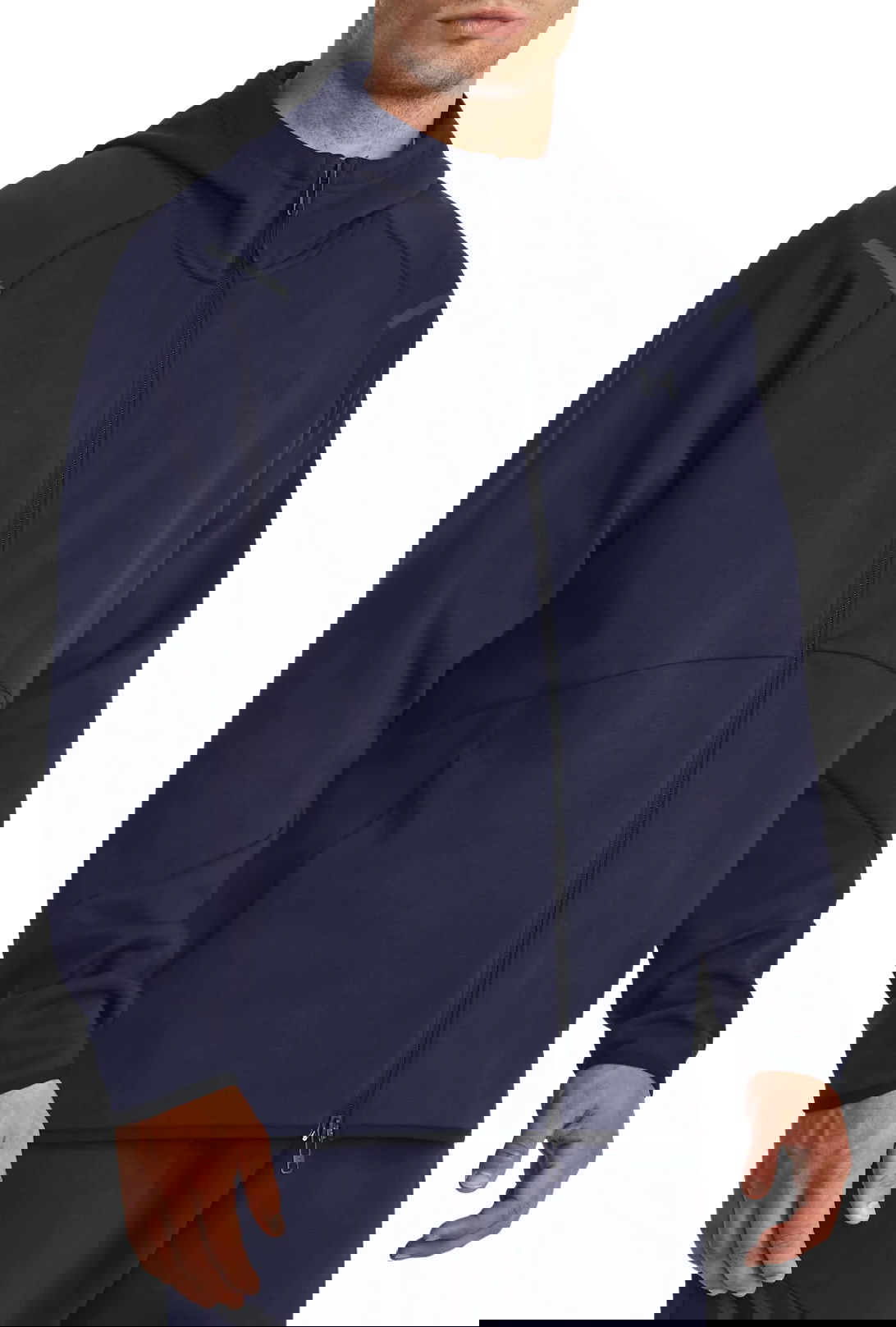 Суитчър Under Armour Unstoppable Fleece Full-Zip Hoodie Тъмно синьо | 1379806-410, 0