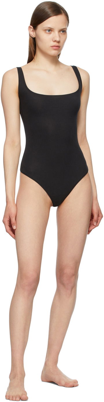боди SKIMS SKIMS Rib Bodysuit Черно | BS-scn-0653, 3
