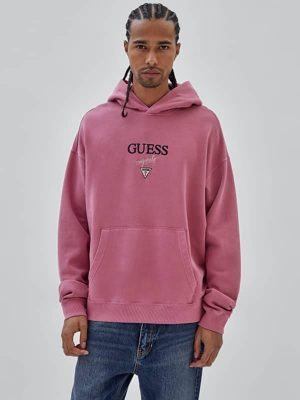 Суитчър GUESS Originals Front Logo Sweatshirt Розово | M3BQ15KBJ31, 0