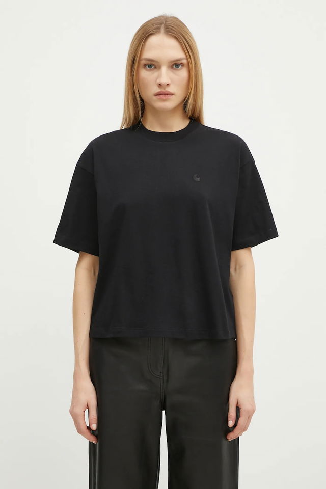Relaxed Fit Cotton T-shirt with Logo