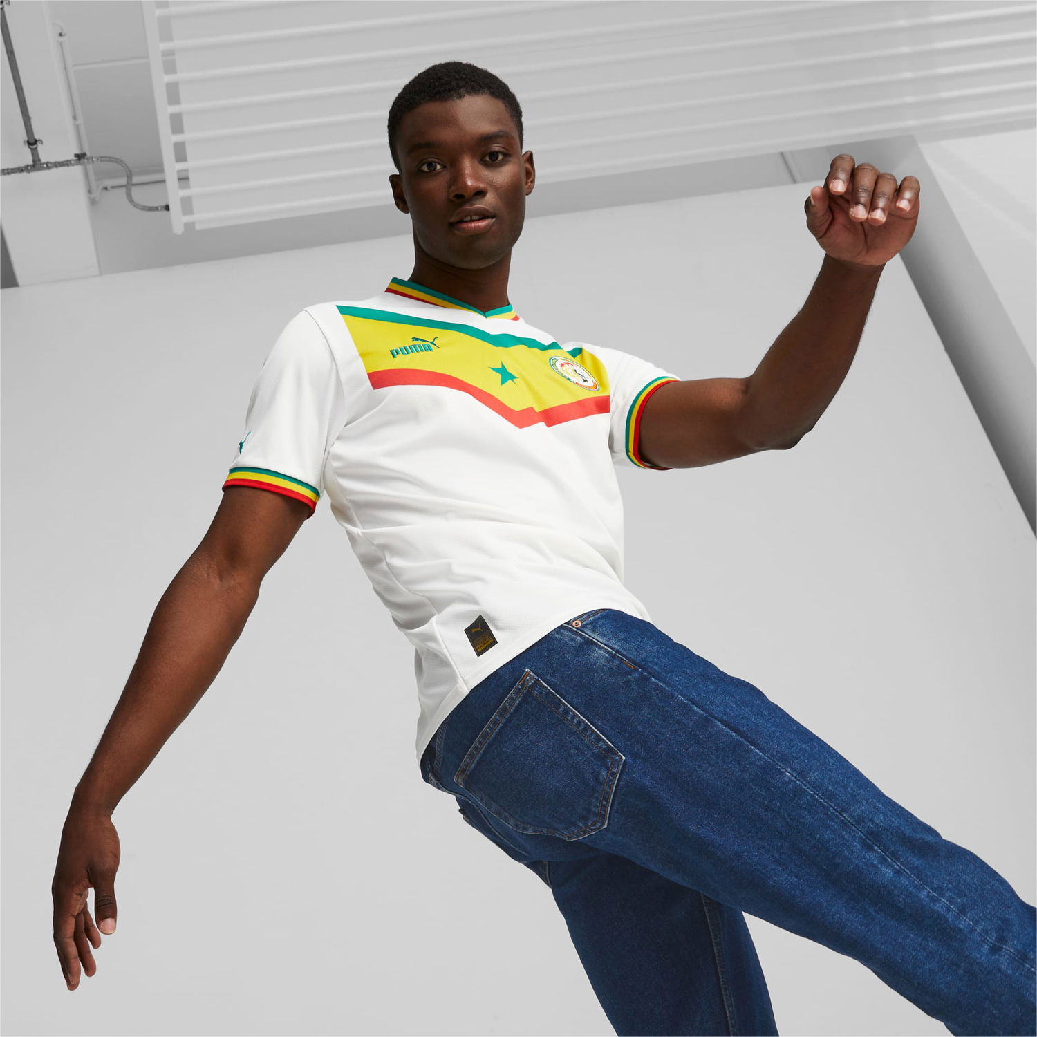 Фланелка Puma Maglia Senegal Home 22/23 Бяло | 765694_01, 1