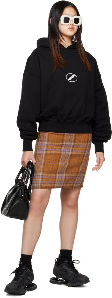 Пола We11done Plaid Mini Dress Кафяво | WD-OP3-22-219-W-OR, 3