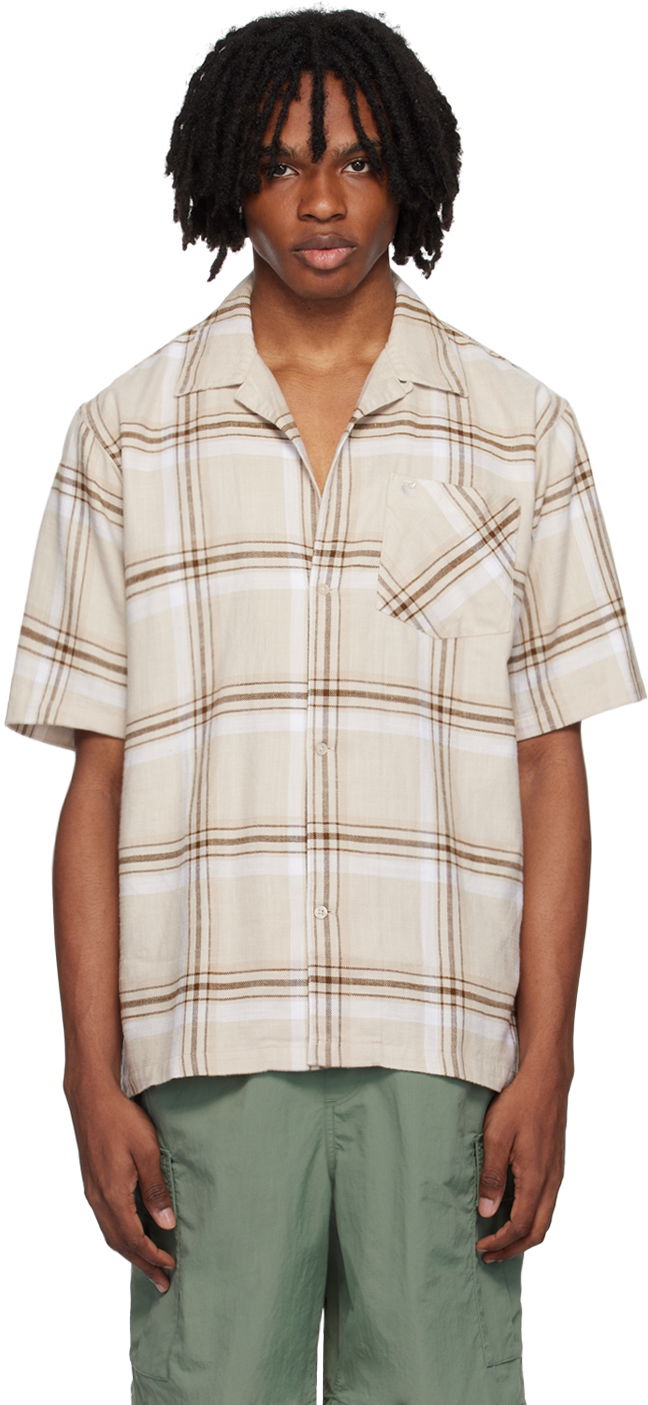 Риза Carhartt WIP Checked Relaxed Shirt Бежово | I033031, 0