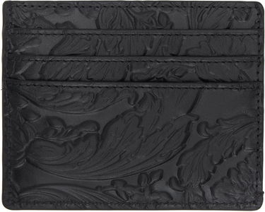 Портфейл Versace Black Embossing Barocco Card Holder Черно | 1011452_1A10637, 1