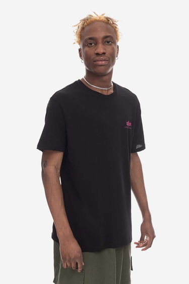 Тениска Alpha Industries Alpha Industries Basic Small Logo T-Shirt Черно | 188505.693, 1