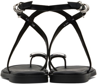 Пръстен rag & bone Rag & Bone Geo Ring Sandals Черно | WFF24PF038LE38, 1