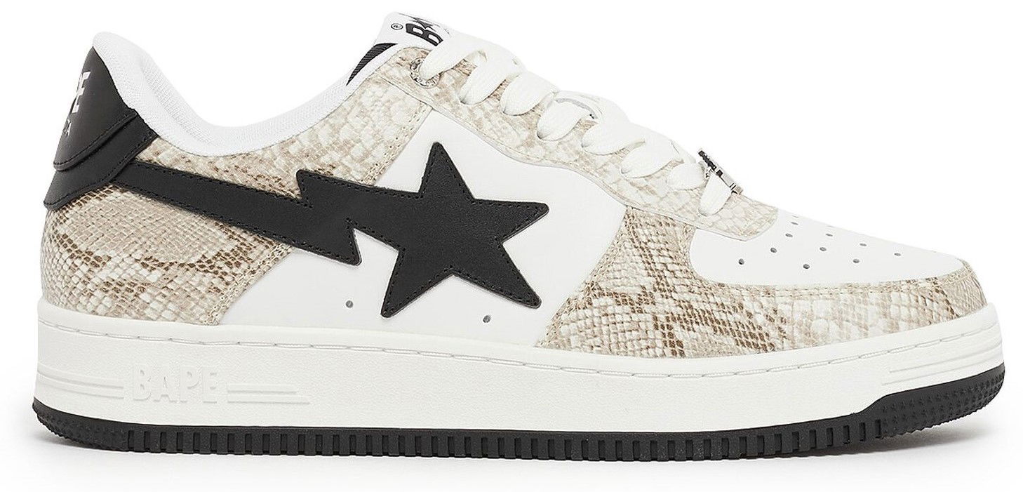 Кецове и обувки BAPE Snake Sta "Beige" Бежово | 001FWI801009M-BEI, 0