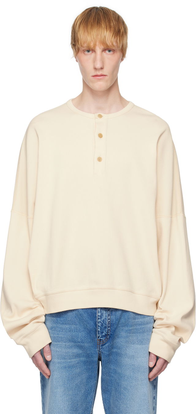 The Row Greto Henley Sweatshirt