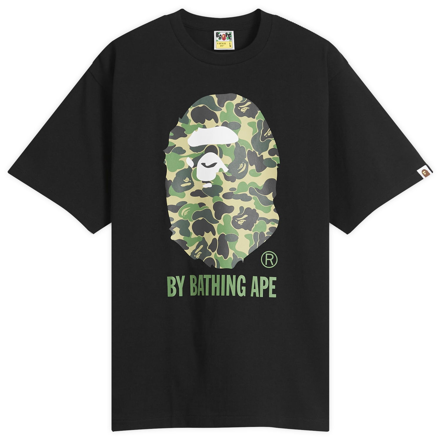 Тениска BAPE A Bathing Ape ABC Camo T-Shirt, Size L Черно | 001TEL301007M-BGN, 1