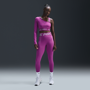 Съкратен топ Nike Asymmetric Crop Top Лилаво | FV8100-518, 4