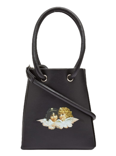 Дамска чанта Fiorucci Apple Leather Icon Mini Handbag Черно | A10GMIN1LBK