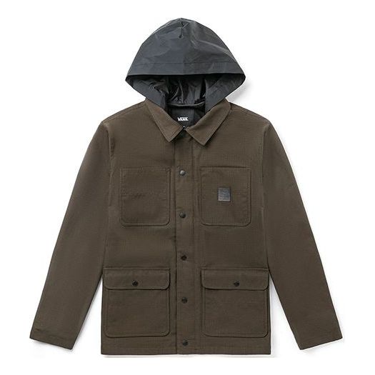 Дъждобран Vans Vans Cargo Hooded Jacket Зелено | VN0A456ZTT5, 0