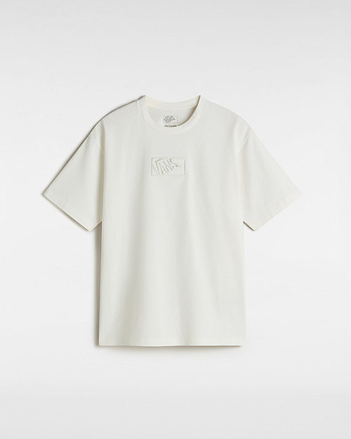 Тениска Vans Blocked Box Loose Fit T-Shirt Size L Бяло | VN000RAPFS8, 0