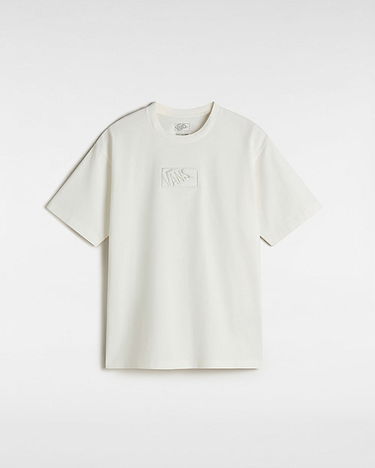 Тениска Vans Blocked Box Loose Fit T-Shirt Size L Бяло | VN000RAPFS8, 0