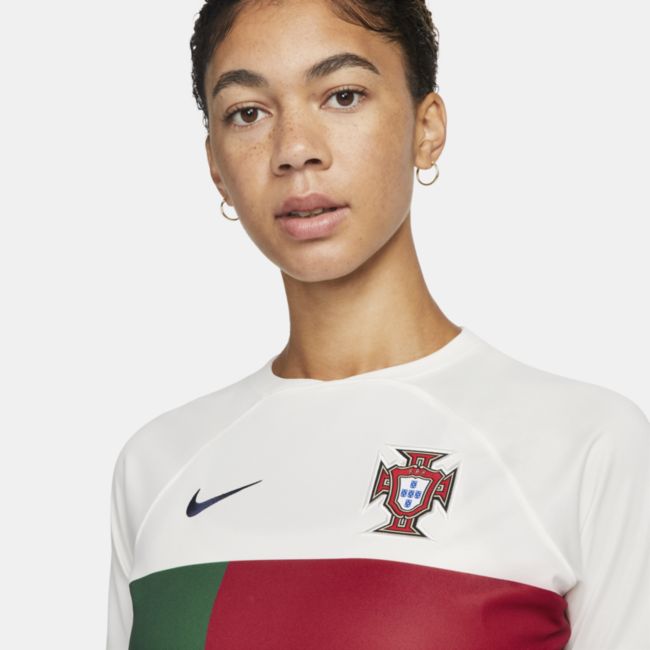 Фланелка Nike Portugal 2022/23 Stadium Away Women's Dri-FIT Football Shirt Бяло | DN0765-133, 1