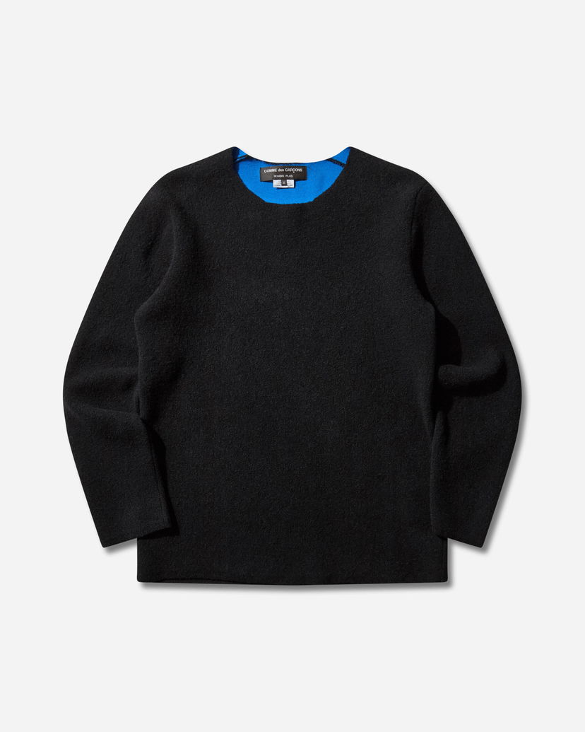 Пуловер Comme des Garçons COMME des GARÇONS HOMME PLUS Wool Sweater Черно | PP-N011-W25 3