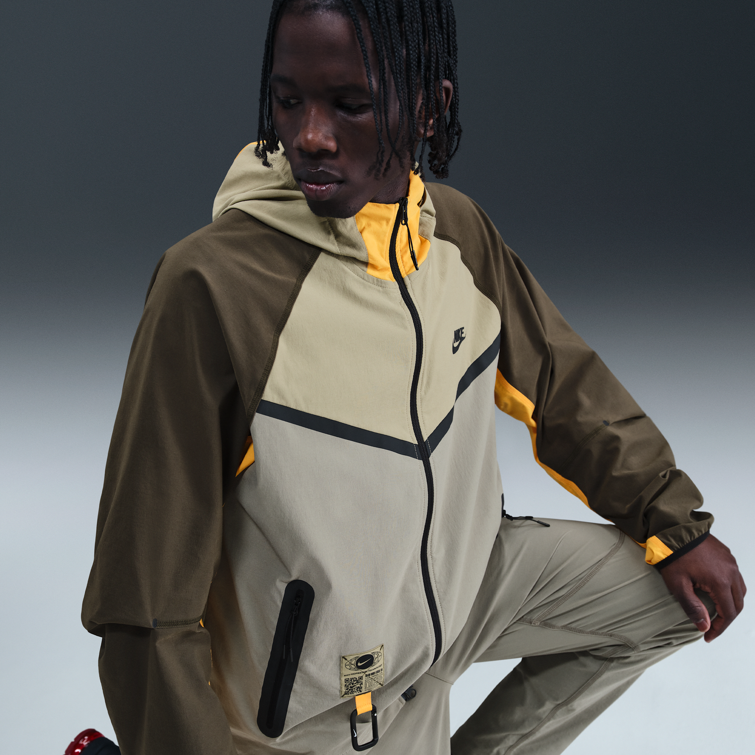 Ветровка Nike Tech Windrunner Woven Full-Zip Jacket Кафяво | IB8956-276, 1