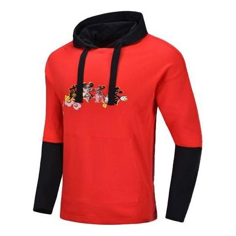Суитчър Li-Ning Li-Ning x Disney Crossover Casual Loose Fit Hoodie Червено | AWDQ133-2, 0