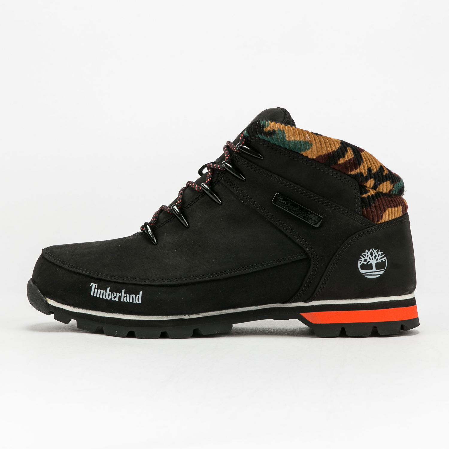 Кецове и обувки Timberland Euro Sprint Mid Hiker "Black Nubuck" Черно | A2K7Z 001, 0