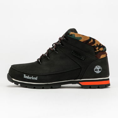 Кецове и обувки Timberland Euro Sprint Mid Hiker "Black Nubuck" Черно | A2K7Z 001, 0