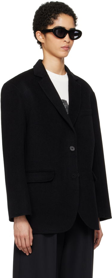 Яке Anine Bing Black Single-Breasted Blazer Черно | A-01-7073-000, 1
