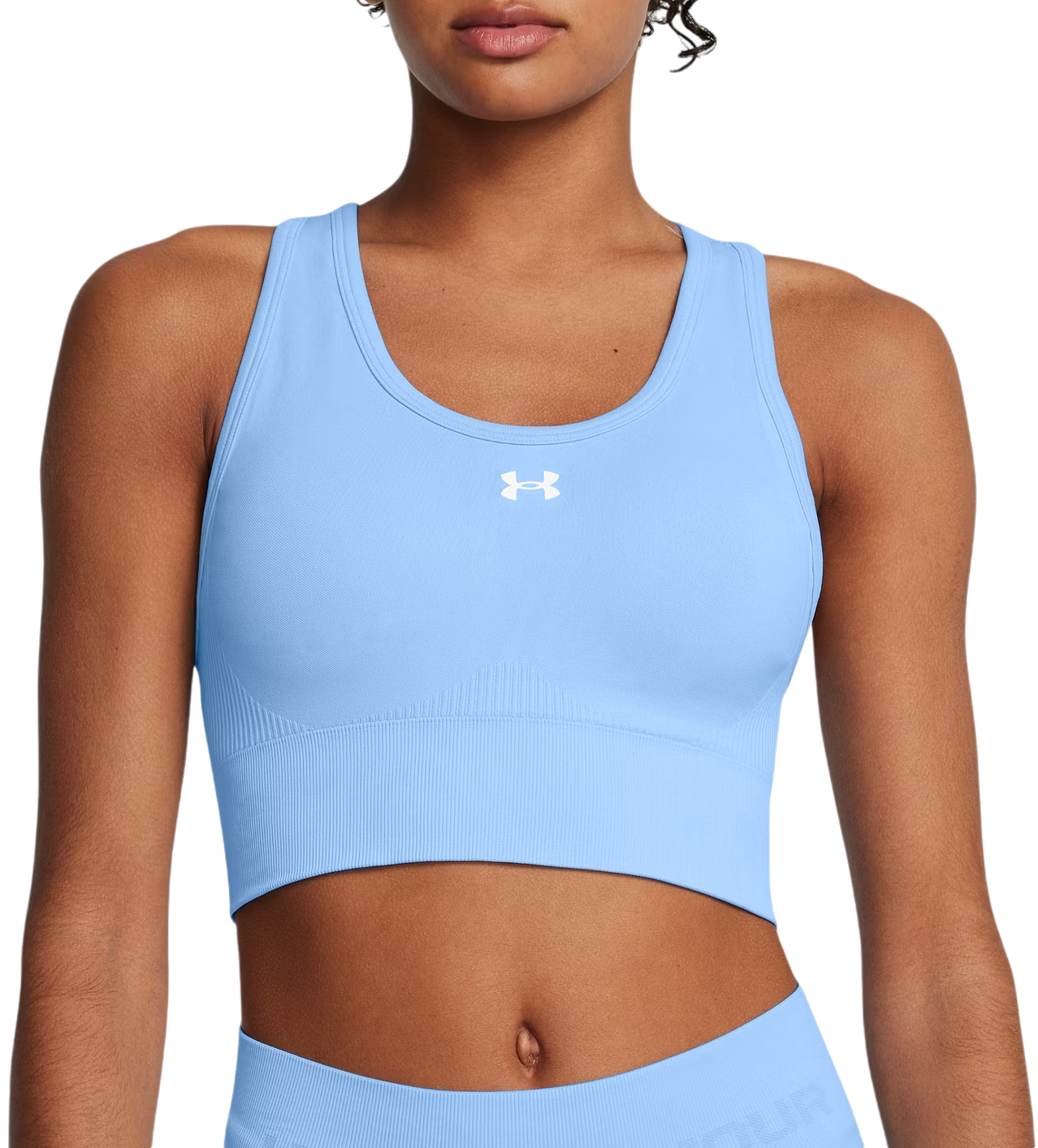 Сутиен Under Armour Seamless Mid Sports Bra Синьо | 1384419-465, 0