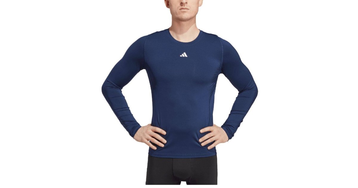 Тениска adidas Performance Techfit Тъмно синьо | ib1230, 1