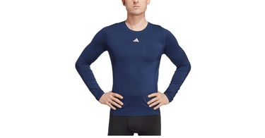 Тениска adidas Performance Techfit Тъмно синьо | ib1230, 1