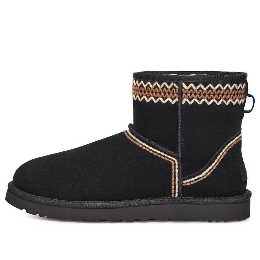 Кецове и обувки UGG Embroidered Ankle Boots Черно | 1158222-BLK
