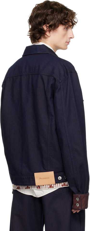 Яке JW Anderson JW Anderson Turn Up Cuff Denim Jacket Тъмно синьо | DJ0044-PG1836, 2