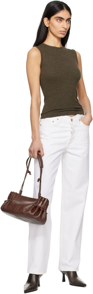 Дънки AGOLDE AGOLDE V-Waist Baggy Jeans Бяло | A208-1183, 3