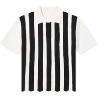 Поло тениска Jacquemus Ola Stripe Knit Бяло | 23H236KN272-2320-090, 1