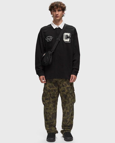 Поло тениска Carhartt WIP Rugby Shirt Long Sleeve Черно | I033832-0D2.XX, 1