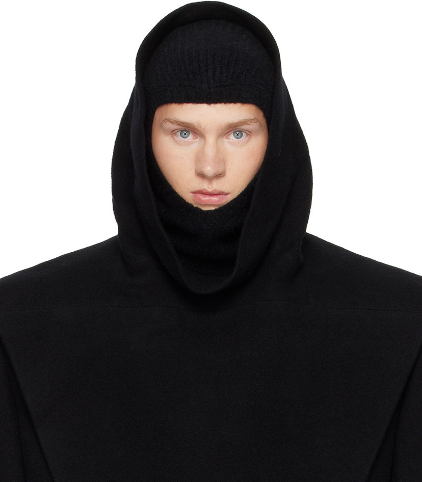 Суитчър Rick Owens Cowl Hoodie Черно | RR02D6435 WLD