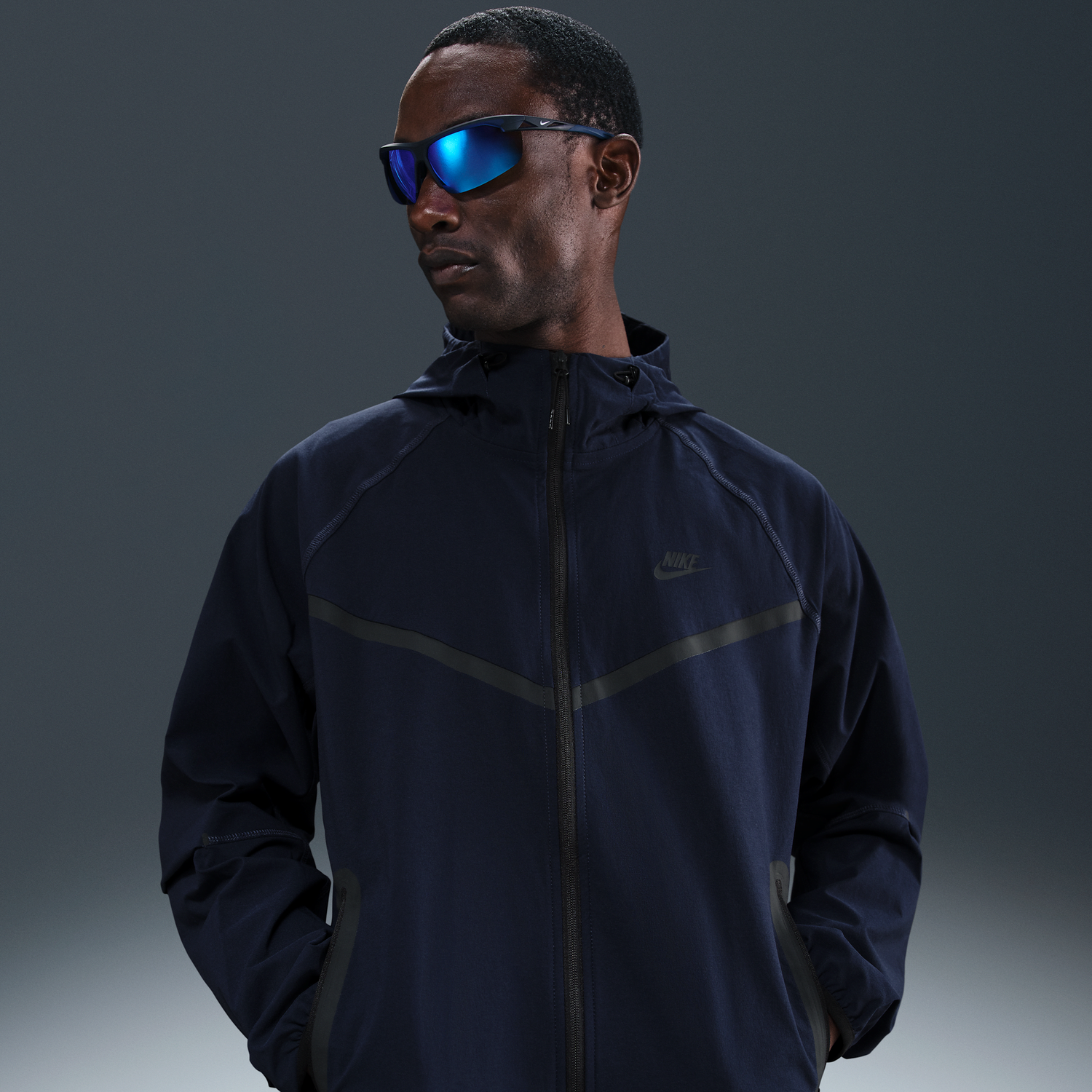 Суитчър Nike Nike Tech Woven Jacket Тъмно синьо | HM7151-451, 0