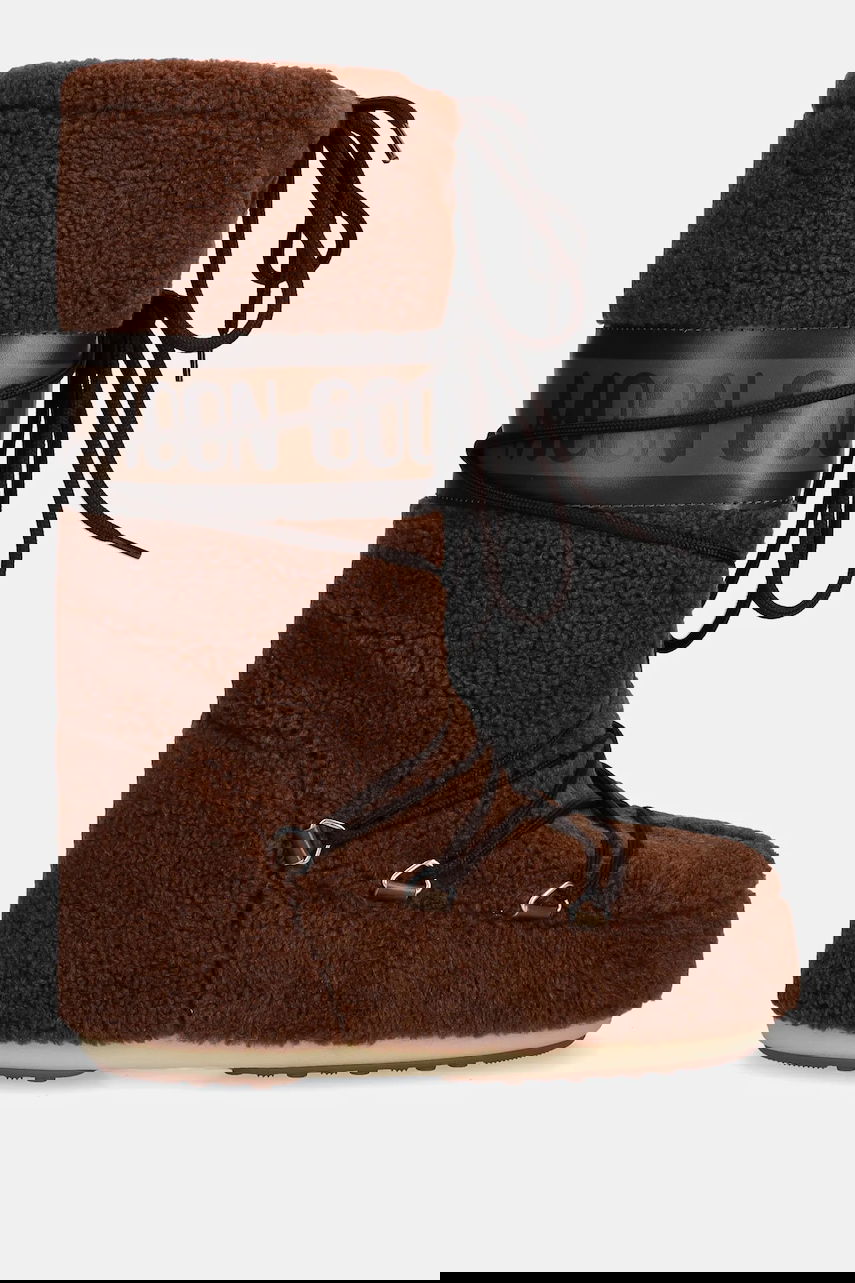 Кецове и обувки Moon Boot MB ICON FLEECE Teddy Boots Кафяво | 80D1403080.M004, 1