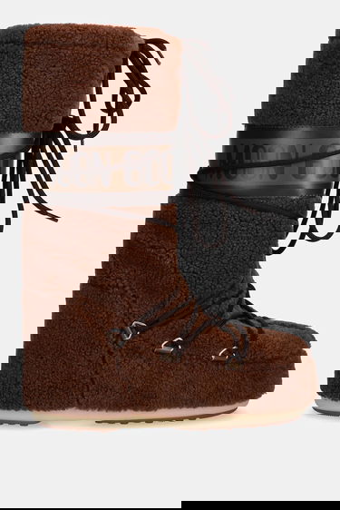 Кецове и обувки Moon Boot MB ICON FLEECE Teddy Boots Кафяво | 80D1403080.M004, 1