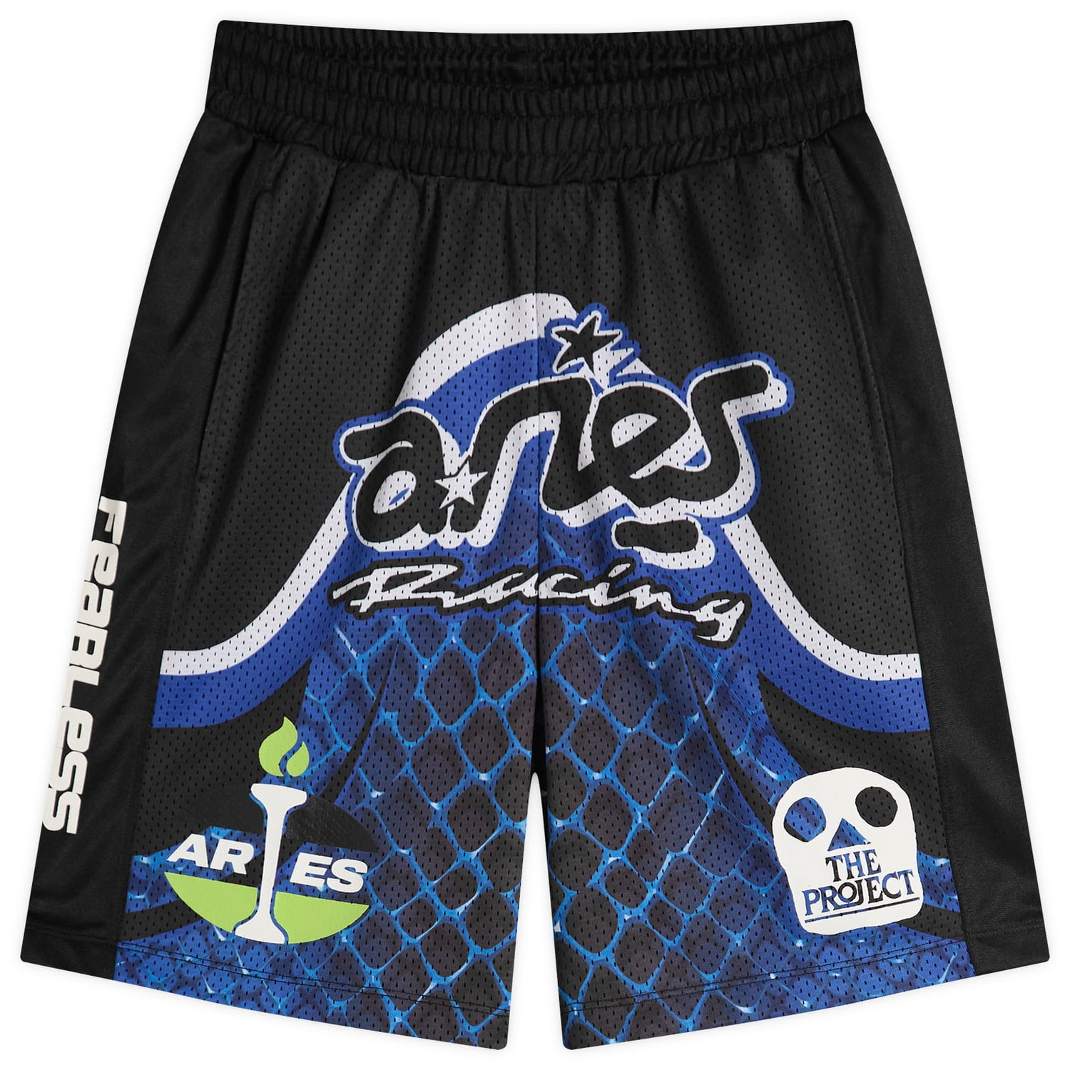 Къси панталони Aries Aries Moto Dodgem Airtex Shorts Черно | EN30108-01, 1
