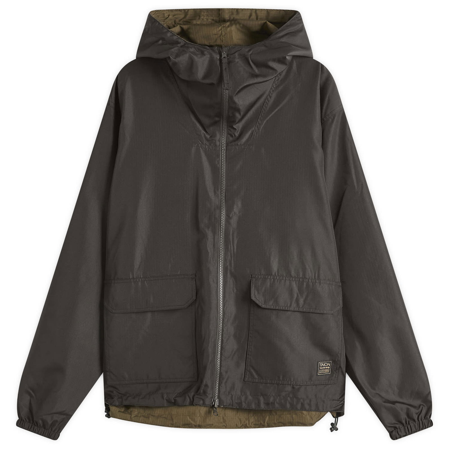 Ветровка TAION Reversible Parka Jacket Черно | TAION-R106WZNDML-1-BLK, 0