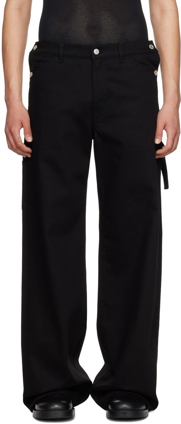Карго панталони Courrèges Courrèges Sailor Jeans Черно | 124DPA188DE0020, 0