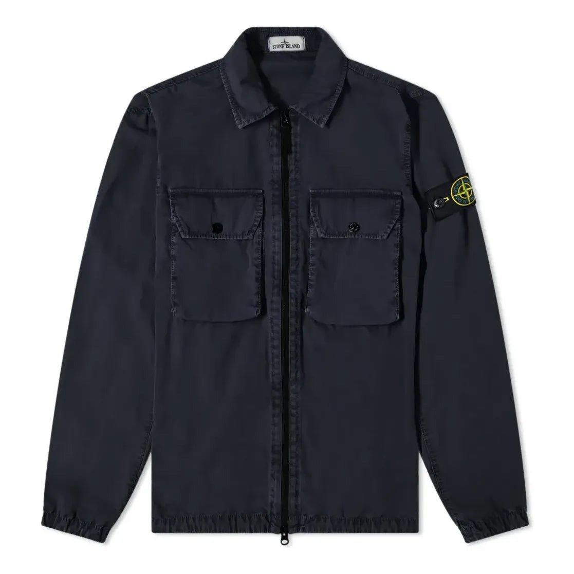 Риза Stone Island Two Pocket Brushed Cotton Shirt Jacket Синьо | 7515113WN-V0120, 0