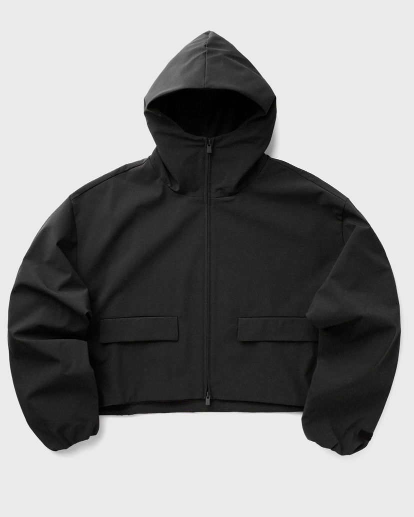 Суитчър Fear of God Essentials Cropped Hooded Anorak Черно | 202BT245280FW-001