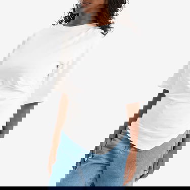 Тениска Róhe Re-Invented Twisted T-Shirt Бяло | 416-20-206, 2