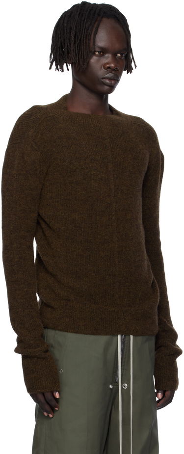 Пуловер Rick Owens Rick Owens Headon Pull Sweater Черно | RU02E1690 KWP, 4