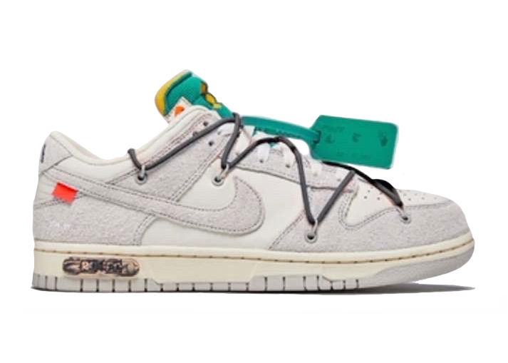 Кецове и обувки Nike Dunk Low Off-White Lot 20 Сиво | DJ0950-115, 0