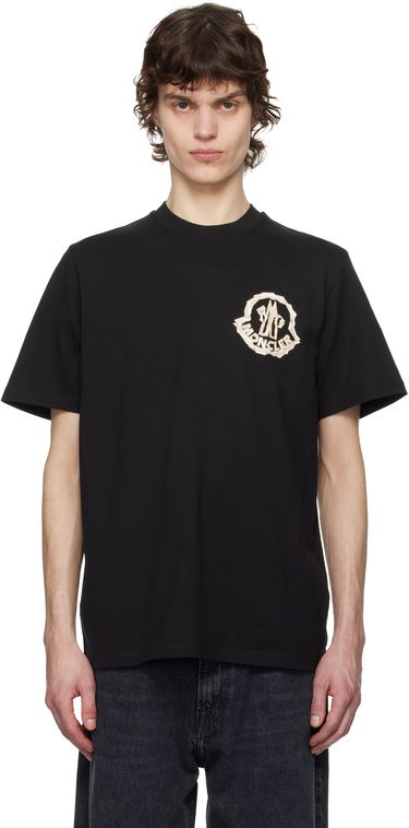 Тениска Moncler Moncler Archivo Creativo T-Shirt Черно | K10918C0005289AJS, 0