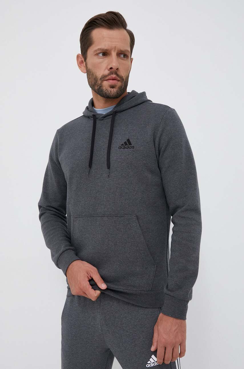 Суитчър adidas Originals Essentials Fleece Hoodie Сиво | H12215, 0