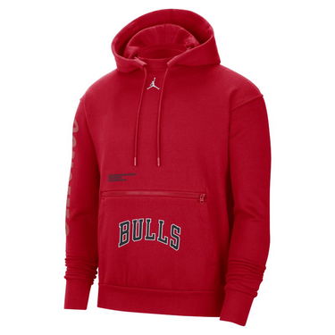 Суитчър Jordan Chicago Bulls Courtside Statement Edition Jordan NBA Fleece Pullover Hoodie Червено | DR6999-657, 0
