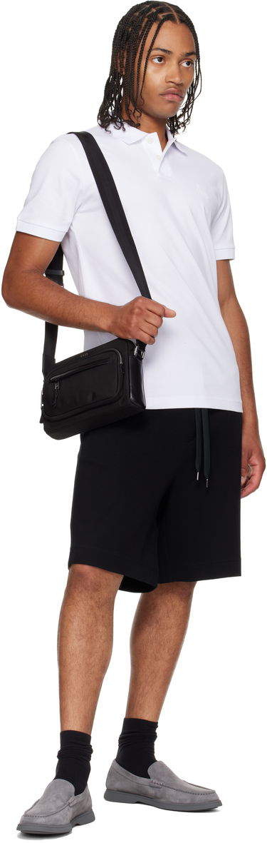 Чанта през рамо BOSS Logo Hardware Crossbody Bag Черно | 50548010, 3