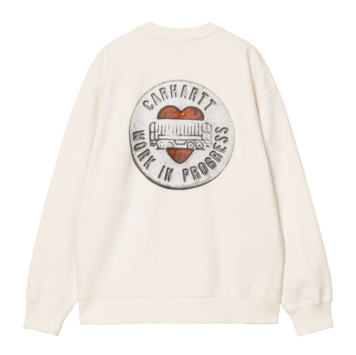 Суитчър Carhartt WIP Women's Button Sweatshirt Бяло | I034721_9, 1